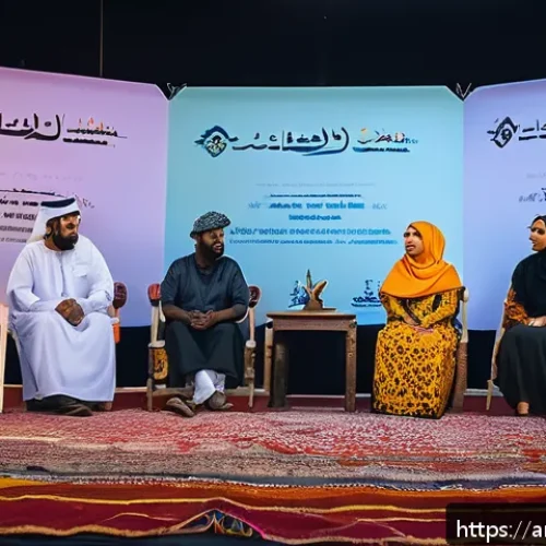 Home 33 라이베리아의 영화와 문학 - A vibrant contemporary Liberian literary festival scene featuring diverse Arab and Liberian audience...